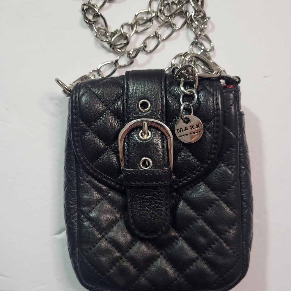 Maxx New York Hand Quilted Bags for Women Black